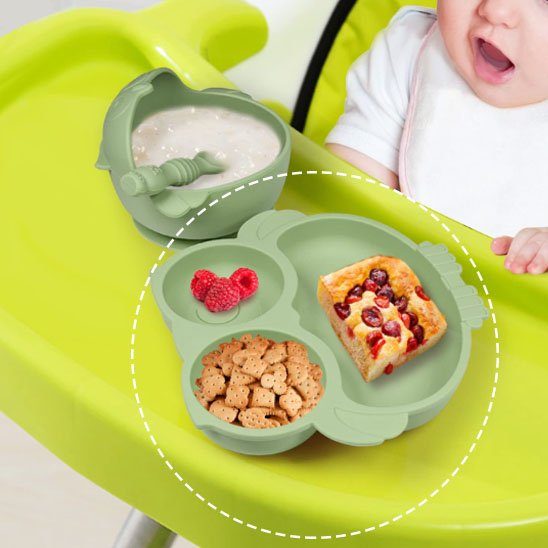 Assiette bébé Léa™ aliments frambloise