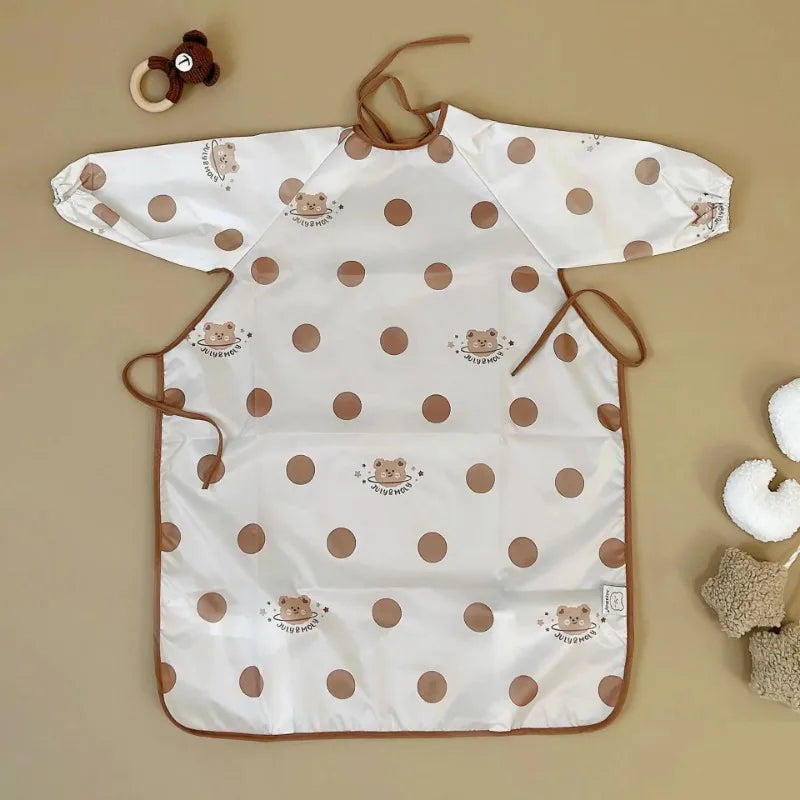 Bavoir Manche Longue Imperméable Lisa PlanÚte ourson