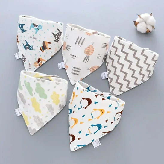 Bavoir bandana couleur varié différente