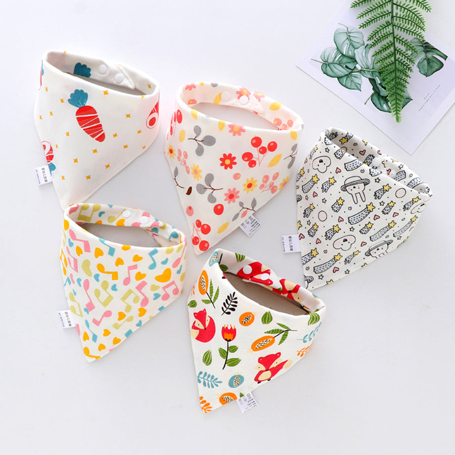 Bavoir bandana couleur varie Fleury