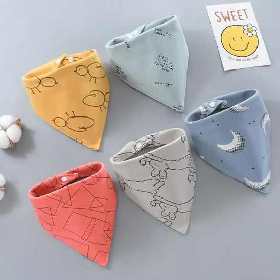 Bavoir bandana couleur varié