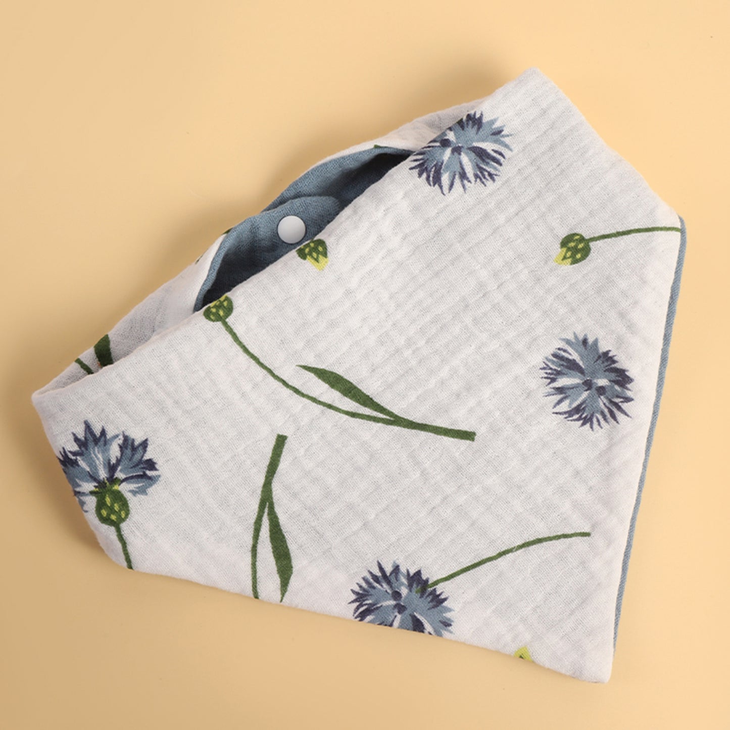 Bavoir bandana élégant pissenlit