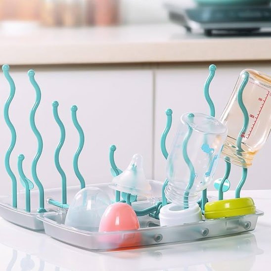 Egouttoir Biberon Ultra Compact contenant transparent