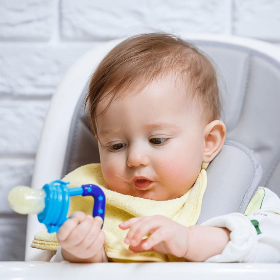 Grignoteuse bébé alimentaire bleu pùle