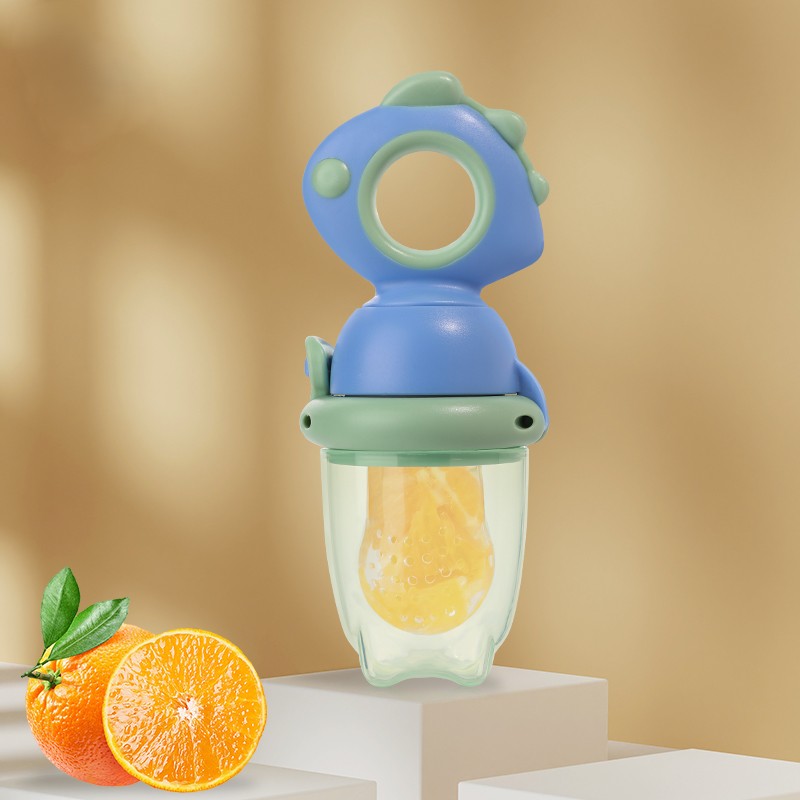 Grignoteuse bebe dinosaure bleu