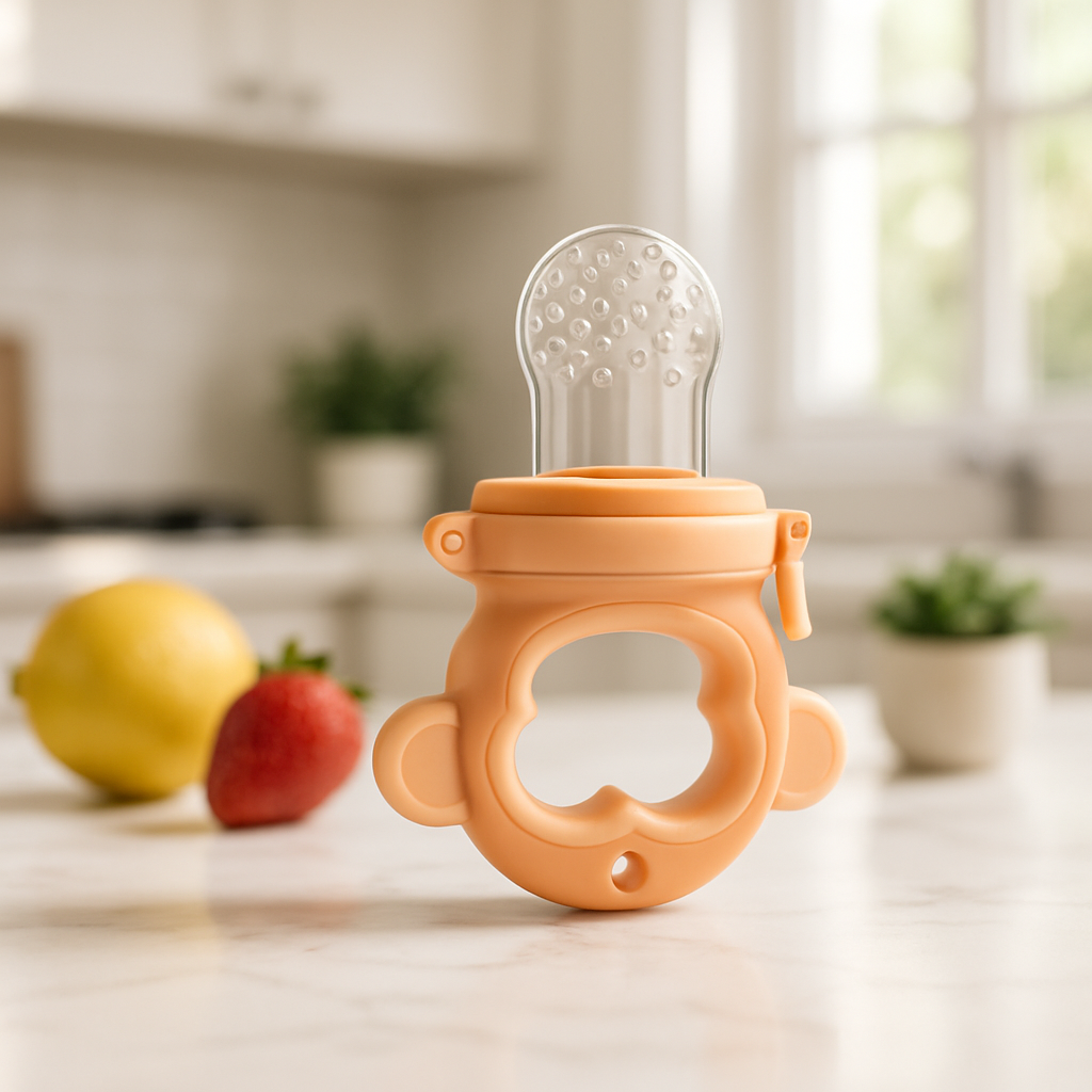 Grignoteuse bébé singe orange