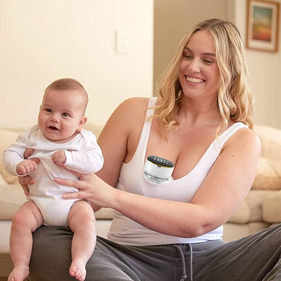 Tire lait portable bébé maman joyeux
