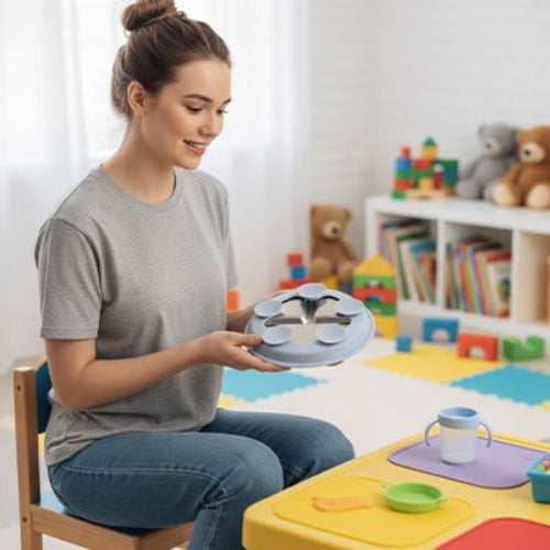 Assiette bébé ventouse compartimentée ventouse