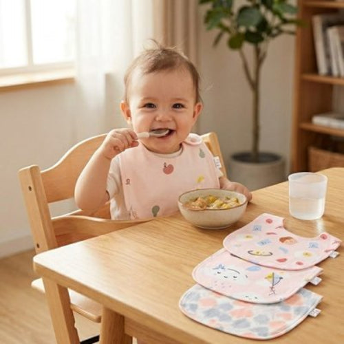 Bavoir bébé bandana avec fruits