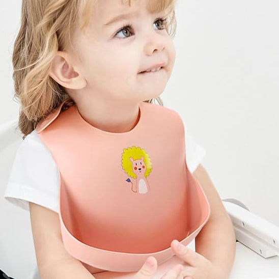 Bavoir bébé lion