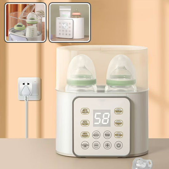 chauffe biberon Camille vert rose digital