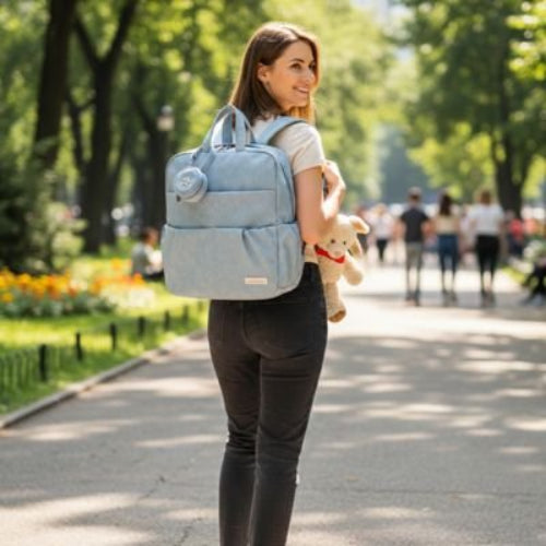 Sac a langer a dos ultra pratique avec ourson