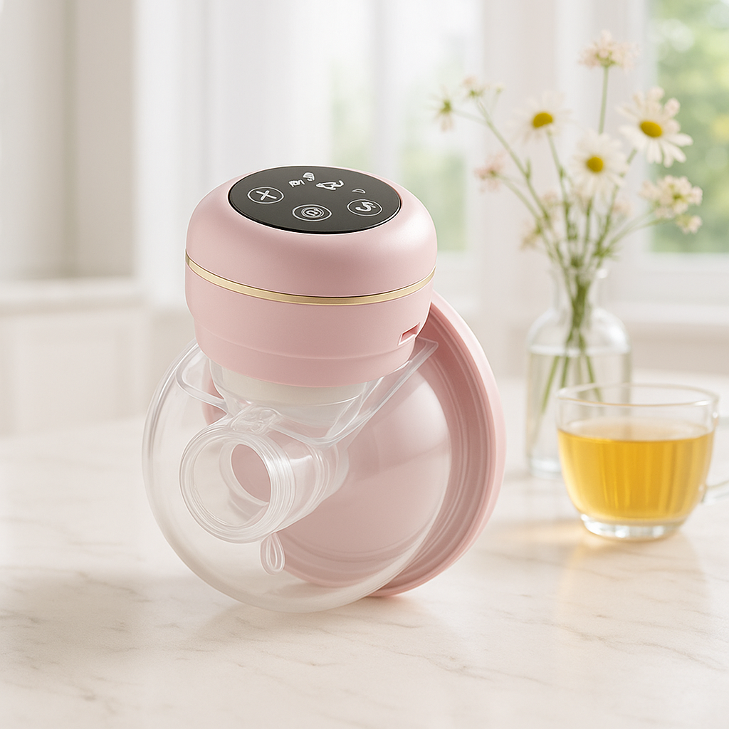 tire lait electrique rose