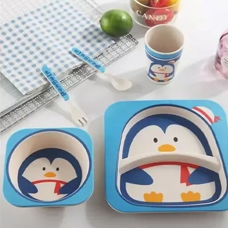 Vaisselle bebe - BambooKid™ - Pinguin - christine proulx
