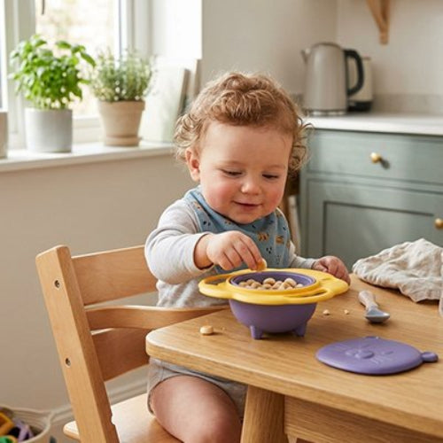 vaisselle bébé premier repas sûrs et amusant avec bébé