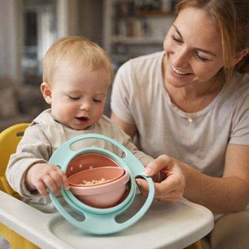 vaisselle bébé sécurité pratique bol maniable avec bébé
