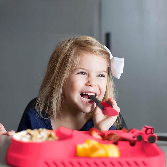 Vaisselle pour bébé courseplate rouge