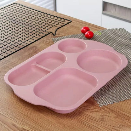 Assiette bébé lapin ventouse silicone rose
