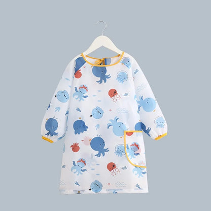 Bavoir Imperméable Bébé Pieuvre