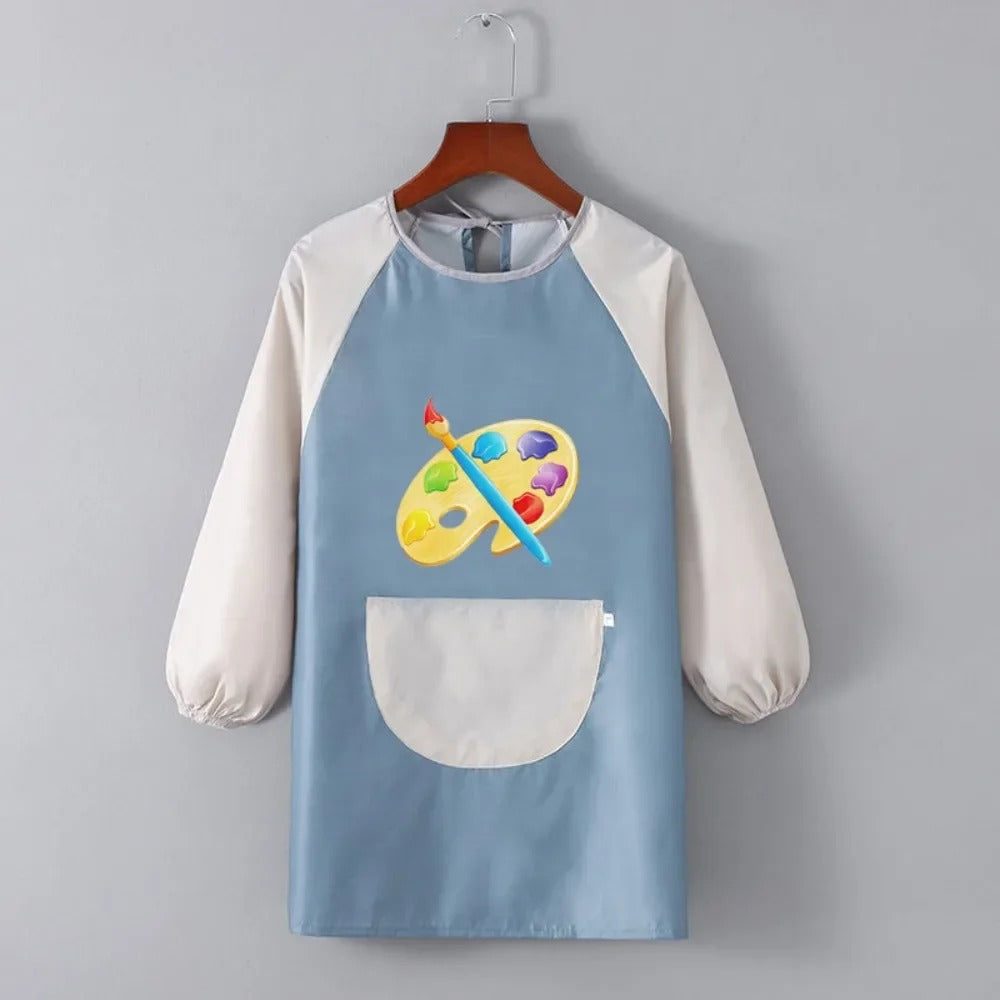 Bavoir Imperméable Isaac bleu