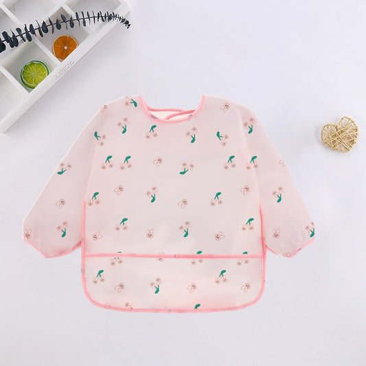 Bavoir Manche Longe Imperméable avec lapin