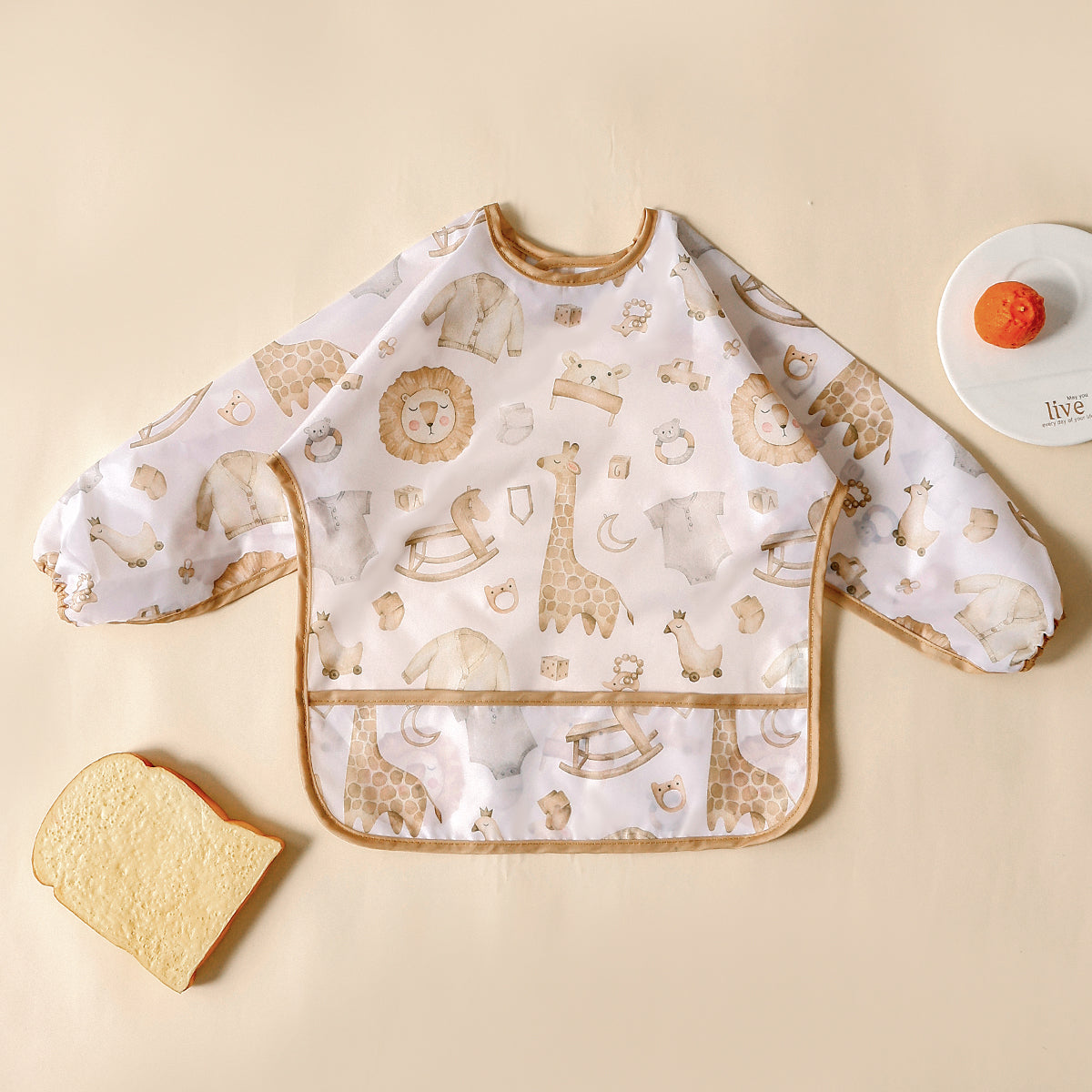 Bavoir Manche Longue Imperméable cheval