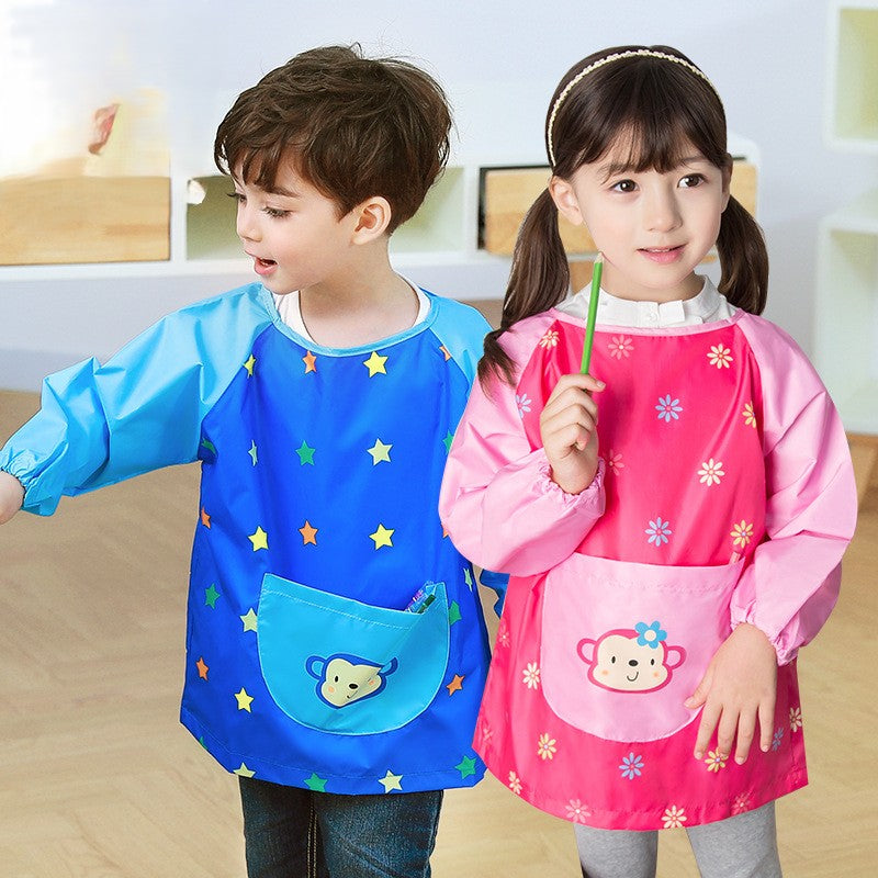 Bavoir Manche Longue Imperméable étoiles