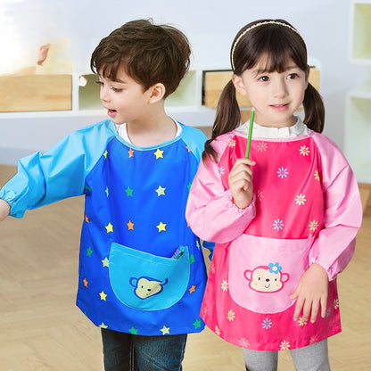 Bavoir Manche Longue Imperméable étoiles