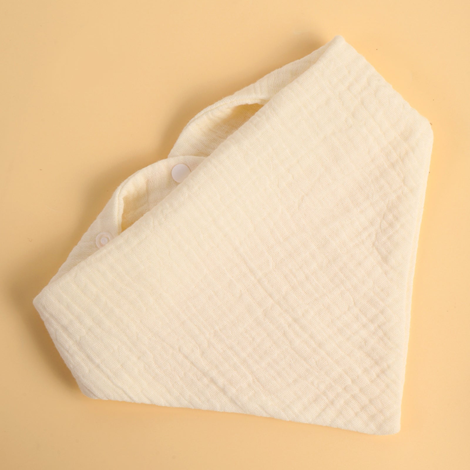 Bavoir bandana élégant blanc