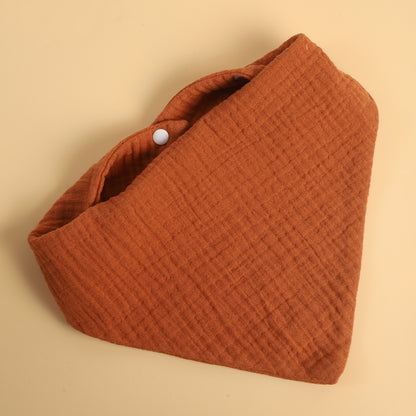 Bavoir bandana élégant rousse