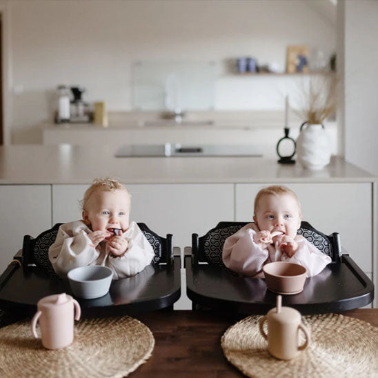 Bavoir bébé beige