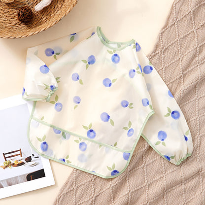 Bavoir bébé imperméable Nicholas bleuet