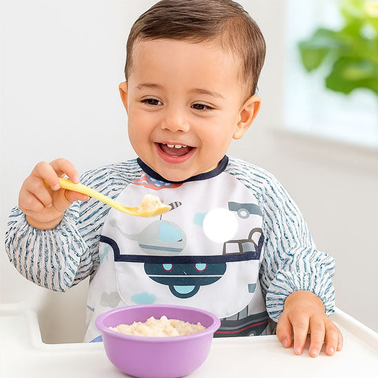 Bavoir bébé imperméable assorti garçon