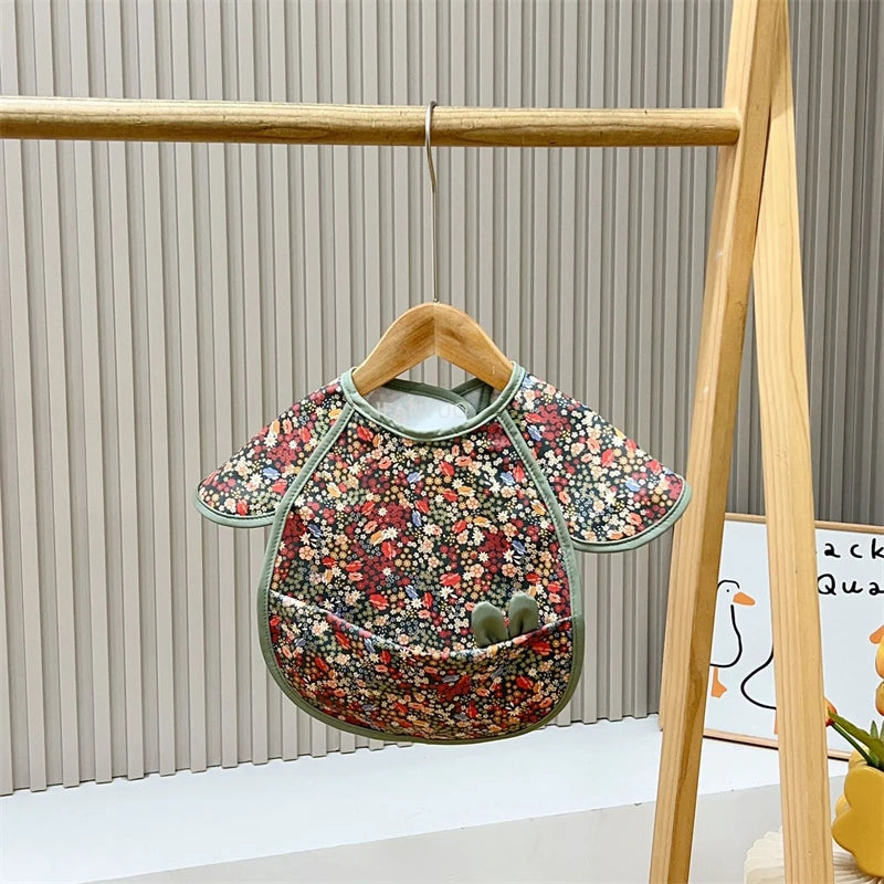 Bavoir bébé imperméable empreint animaux 