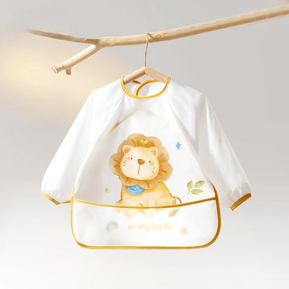 Bavoir bébé imperméable animaux lion