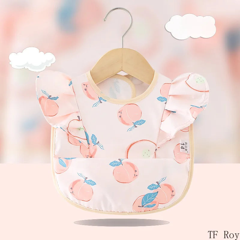 Bavoir bébé imperméable papillon pêche
