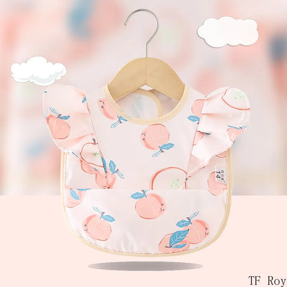 Bavoir bébé imperméable papillon pêche