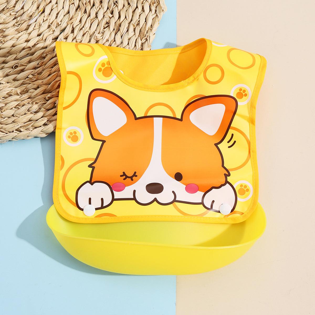 Bavoir imperméable Marc Jaune