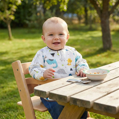 Bavoir imperméable bébé Olivia dinosaure