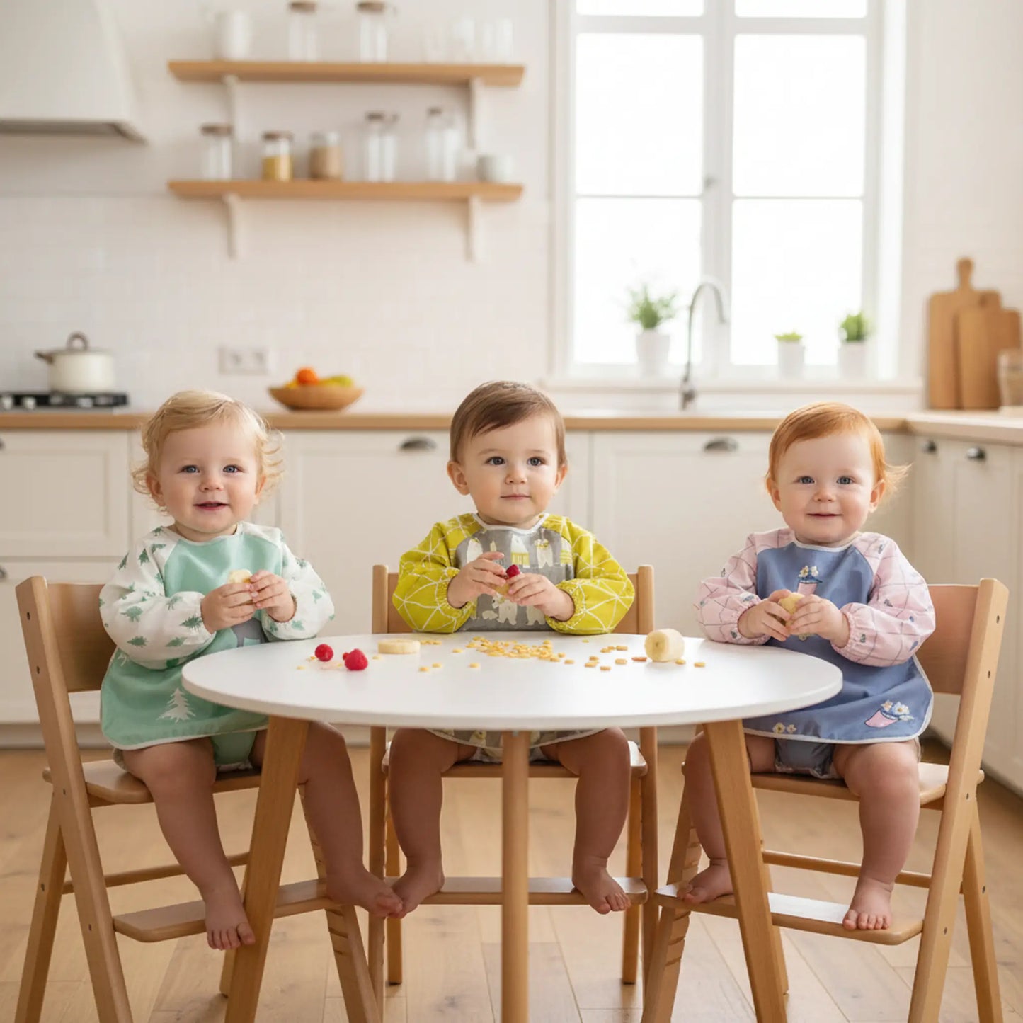 Bavoir imperméable bébé Olivia Trois amis