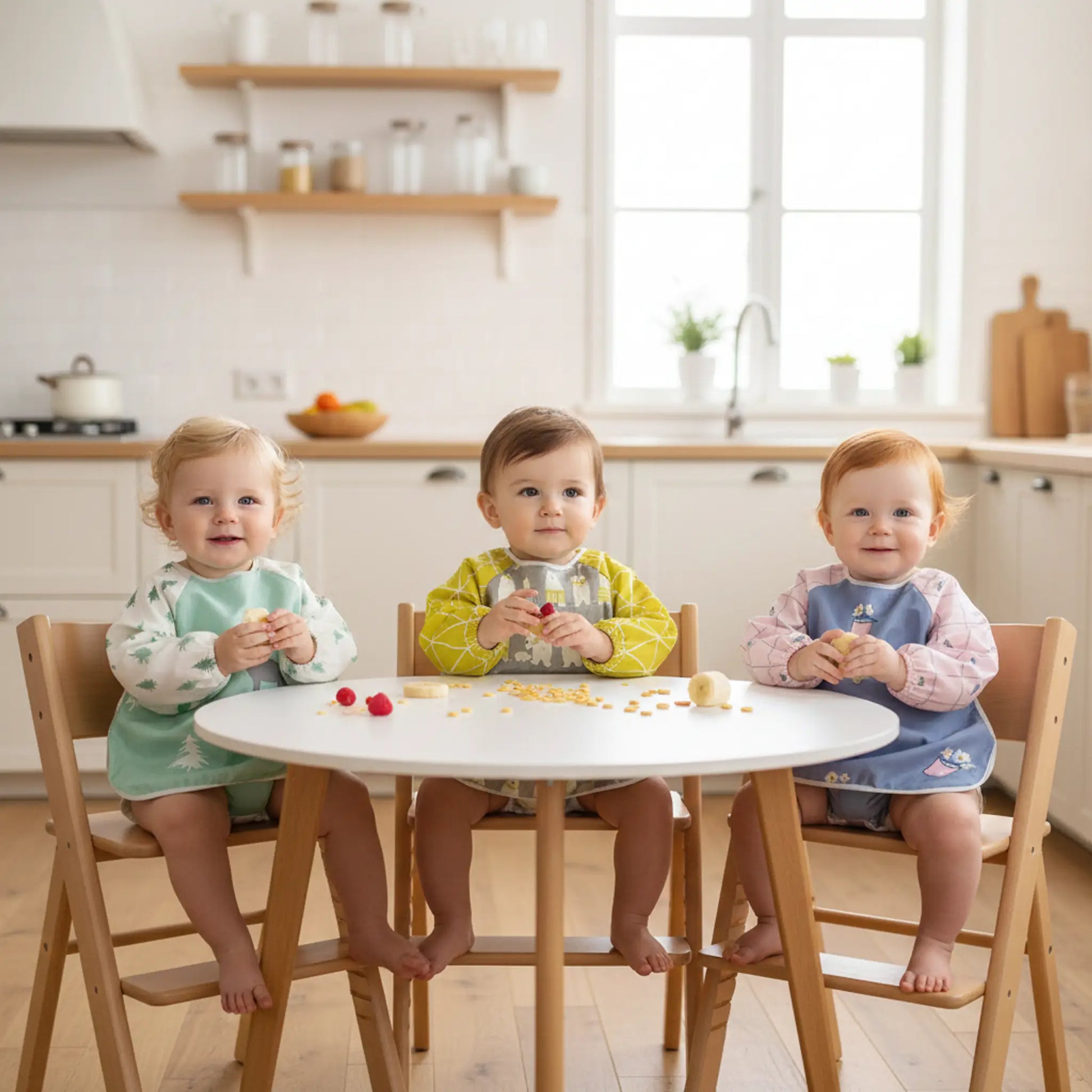 Bavoir imperméable bébé Olivia Trois amis