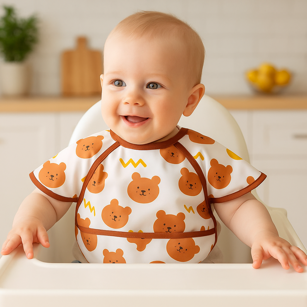 Bavoir impermeable dessin anime ourson