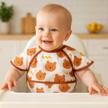 Bavoir impermeable dessin anime ourson