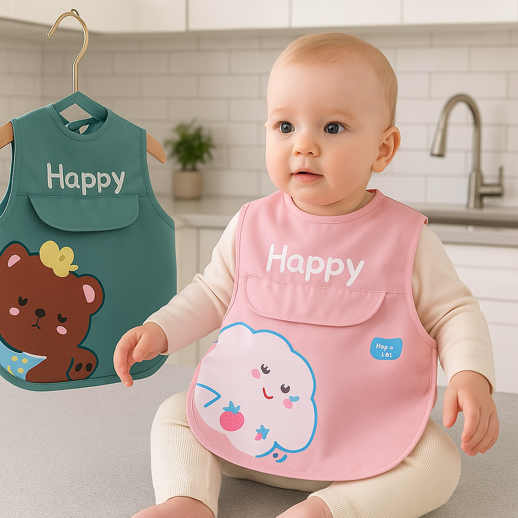 Bavoirs Imperméables Christine avec bébé