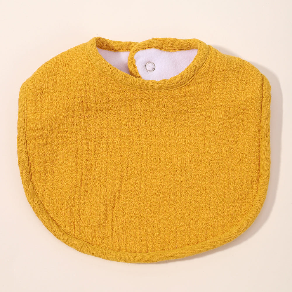 Bavoirs bébé Bandana couleur moutarde