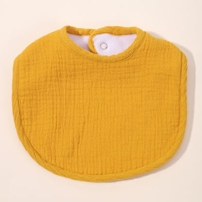 Bavoirs bébé Bandana couleur moutarde