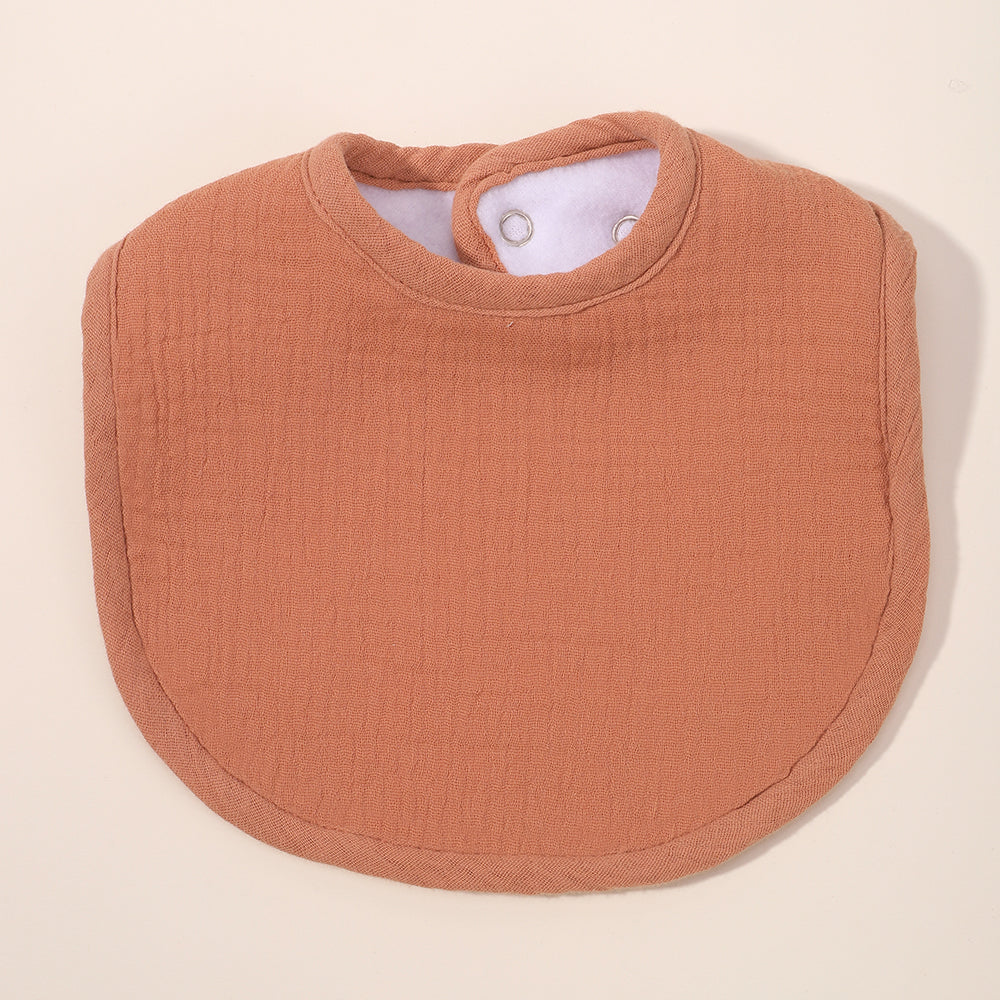 Bavoirs bébé Bandana couleur rouille