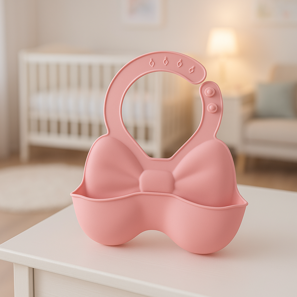 Bavoirs imperméables charlotte rose