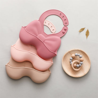 Bavoirs imperméables charlotte rose  pâle