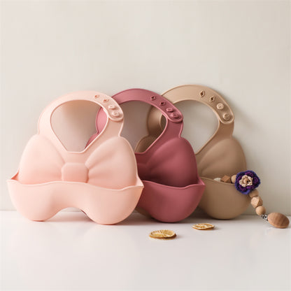 Bavoirs imperméables charlotte trois couleurs